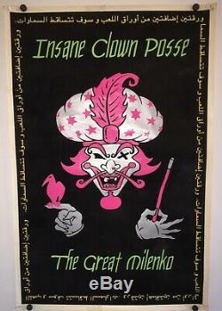 ICP OG Arabic Great Milenko blacklight poster Insane Clown Posse Twiztid RARE