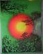 In The Evening 1970 Vintage Psychedelic Blacklight Nos Poster By Mccully