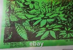 IN THE EVENING 1970 VINTAGE PSYCHEDELIC BLACKLIGHT NOS POSTER By McCully