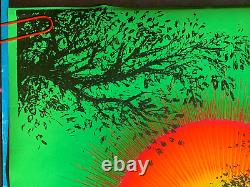 IN THE EVENING VINTAGE 1970 BLACKLIGHT POSTER By SYNTHETIC TRIP McCULLY -NICE