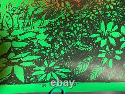 IN THE EVENING VINTAGE 1970 BLACKLIGHT POSTER By SYNTHETIC TRIP McCULLY -NICE