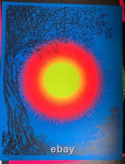 IN THE MORNING SUNRISE 1969 VINTAGE BLACKLIGHT POSTER By McCULLY -NICE