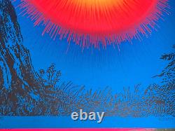 IN THE MORNING SUNRISE 1969 VINTAGE BLACKLIGHT POSTER By McCULLY -NICE