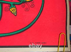 I AM LIGHT! VINTAGE 1969 DICK DAGRES BLACKLIGHT POSTER By Marina Jimenez -NICE