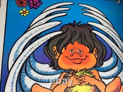 I CAN'T BELIEVE I ATE THAT VINTAGE 1972 BLACKLIGHT HEADSHOP POSTER By STAR CITY