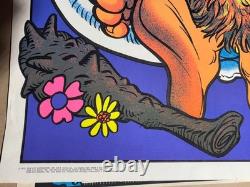 I CAN'T BELIEVE I ATE THAT VINTAGE 1972 BLACKLIGHT HEADSHOP POSTER By STAR CITY