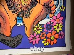 I CAN'T BELIEVE I ATE THAT VINTAGE 1972 BLACKLIGHT HEADSHOP POSTER By STAR CITY