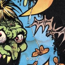 I DIG YOUR BODY Zombie Blacklight Poster Flocked Velvet Vintage 1970s Nate Owens