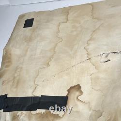 I DIG YOUR BODY Zombie Blacklight Poster Flocked Velvet Vintage 1970s Nate Owens