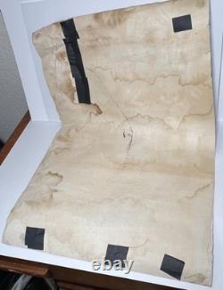 I DIG YOUR BODY Zombie Blacklight Poster Flocked Velvet Vintage 1970s Nate Owens