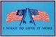I Want To Love It More Original 1971 Head Shop Black Light Poster 20x30 Nm
