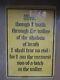 I Walk Through The Valley Of Death Black Light Vintage Poster 1971 Cng3273