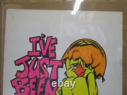 I've just been Laid Vintage Black Light vintage Poster 1970's In#G7817