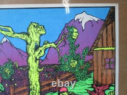 If i was alone Vintage Poster 1970 black light Psychedelic 21572