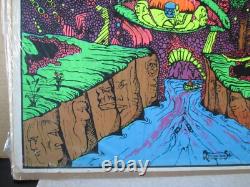 If i was alone Vintage Poster 1970 black light Psychedelic 21572