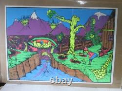 If i was alone Vintage Poster 1970 black light Psychedelic 22859