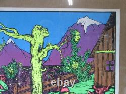 If i was alone Vintage Poster 1970 black light Psychedelic 22859