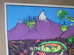 If i was alone Vintage Poster 1970 black light Psychedelic 22859