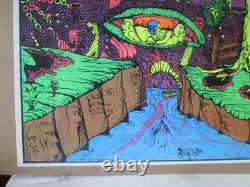 If i was alone Vintage Poster 1970 black light Psychedelic 22859
