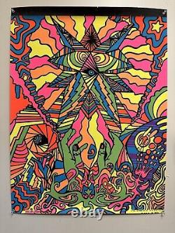 In My Room poster blacklight Gary Edwards Third Eye Psychedelic 1969 Original