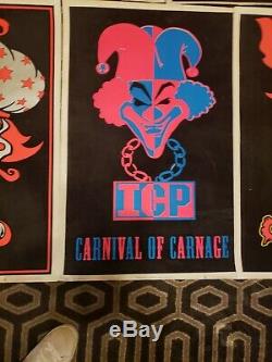 Insane Clown Posse Blacklight Poster ICP PSYCOPATHIC records all originals
