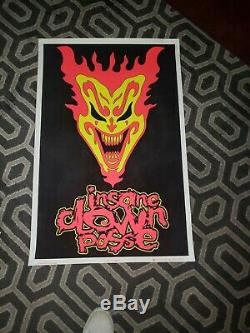 Insane Clown Posse Blacklight Poster ICP PSYCOPATHIC records juggalo coll