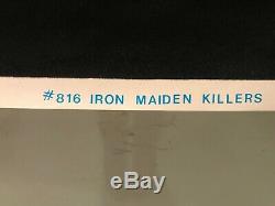 Iron Maiden Killers 816 Vintage NOS Blacklight Poster 23x35 Derek Riggs Rare'88