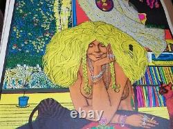 JUST LIKE A WOMAN 1972 VINTAGE NOS BLACKLIGHT POSTER By Steffen & Gaines -NICE