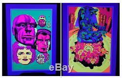 Jack Kirby Cosmic LORD OF LIGHT Blacklight Print Royal Chamber of Brahma NEW