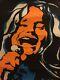 Janis Joplin Pearl Vintage Blacklight Poster 1970's Psychedelic Pin-up Original