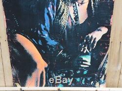 Janis Joplin Vintage Black Light DayGlow Poster Gemini Rising Inc Rolled 1971