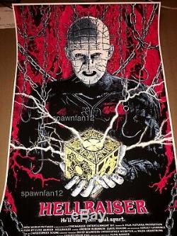 Jaws Friday the 13th Hellraiser mondo bng BLACKLIGHT REACTIVE Print Poster xx/55
