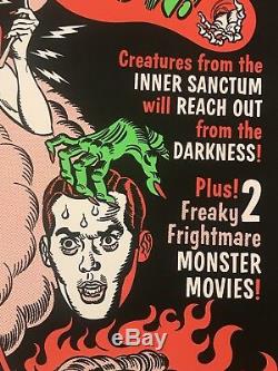 Jayne Mansfield Supernatural Shock Show BlackLight Art Print Poster Mondo Movie