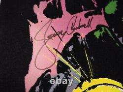 Jerry Cantrell Brighten Signed Poster /200 Blacklight Alice in Chains