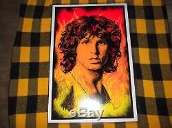 Jim Morrison #948 Black Light Velvet Poster 24 X 34 Rock Vintage