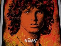 Jim Morrison #948 Black Light Velvet Poster 24 X 34 Rock Vintage