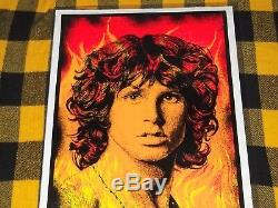 Jim Morrison #948 Black Light Velvet Poster 24 X 34 Rock Vintage