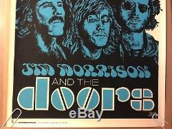 Jim Morrison The Doors Original Vintage Blacklight Poster Beeghly black light