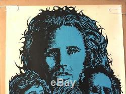 Jim Morrison The Doors Original Vintage Blacklight Poster Beeghly black light