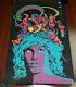 Jim Morrison The Wizard The Doors Vintage 1969 Blacklight Poster Rare Damaged