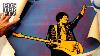 Jimi Hendrix 1971 Velvet Black Light Poster Fix