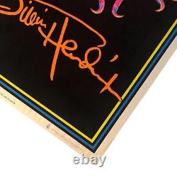 Jimi Hendrix 1996 Flocked Blacklight Poster #1738 Scorpio Poster 23 X 35