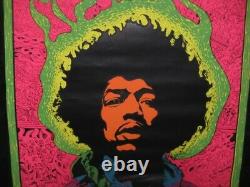 Jimi Hendrix Joe Roberts RSC ORIGINAL Blacklight Poster Cocorico Graphics RARE