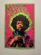 Jimi Hendrix Poster Blacklight 1960s Joe Roberts, Jr. Vintage Black Light