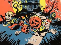 John Carpenter Halloween Michael Myers BlackLight Art Print Poster Mondo Movie