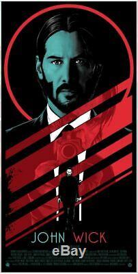 John Wick Keanu Reeves Rhys Cooper Poster Screen Print Blacklight 18x36 Mondo