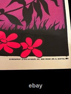 Jungle Goddess 1973 Black Light Poster A A Sales, Inc Afro Centric