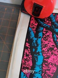 Jungle Goddess 1973 Black Light Poster A A Sales, Inc Afro Centric Art Vintage