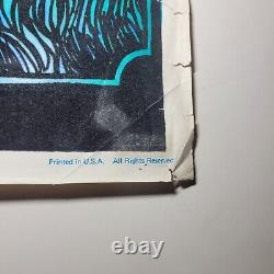 King Cobra Original Vintage 1974 Black Light Poster 23 x 35