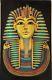 King Tut Vintage Blacklight Poster Psychedelic Pin-up 1970's Tutankhamen Egypt